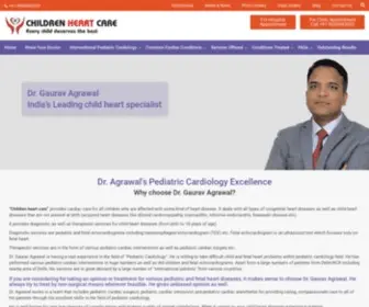 Childrenheartcare.com(Dr Gaurav Agrawal) Screenshot