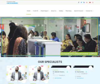 Childrenhospitalkarachi.com(Research Institute for Genetics) Screenshot