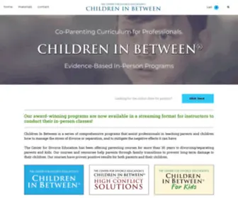 Childreninbetween.com(Children In Between) Screenshot