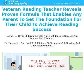 Childrenlearningreading.com(Children Learning Reading Program) Screenshot