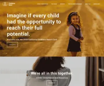 Childrennow.org(Giving Kids Power) Screenshot