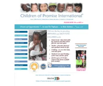 Childrenofpromise.org(Children Of Promise International) Screenshot