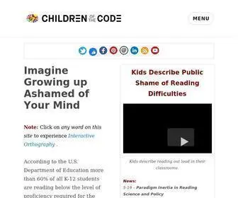 Childrenofthecode.org(Children of the Code) Screenshot