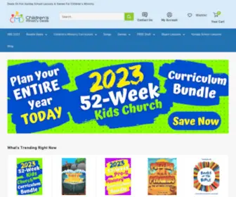 Childrens-Ministry-Deals.com(New & Fun Sunday School Lessons & Children's Church Curriculum) Screenshot