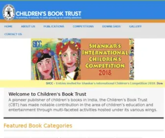 Childrensbooktrust.com(Children's Book Trust) Screenshot