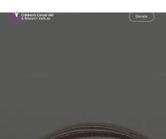Childrenscancerresearch.org(Children&#039;s Cancer Aid &amp; Research Institute) Screenshot