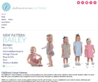 Childrenscornerpatterns.com(Children’s) Screenshot