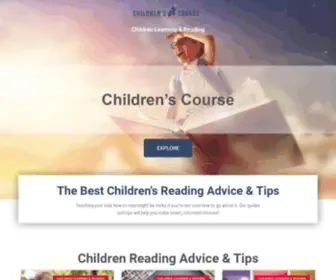 Childrenscourse.com(Children Learning Reading) Screenshot