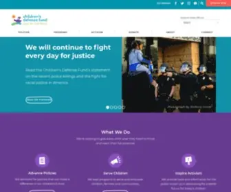 Childrensdefense.org(The Children's Defense Fund) Screenshot