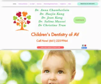 Childrensdentistryofav.com(Antelope) Screenshot