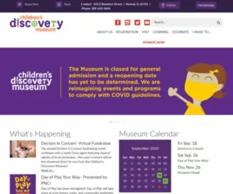 Childrensdiscoverymuseum.net(Children's Museum) Screenshot