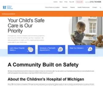 Childrensdmc.org(Children's Hospital Of Michigan) Screenshot