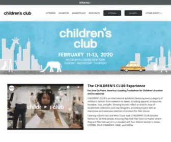 Childrensfashionevents.com(Children's Club Marketplace) Screenshot