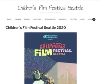 Childrensfilmfestivalseattle.org(Save the Date) Screenshot