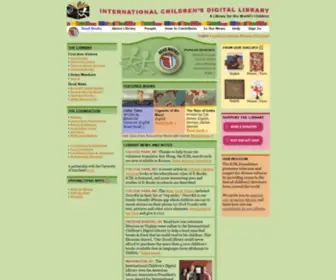 Childrenslibrary.org(International Children's Digital Library) Screenshot