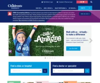 Childrensmn.org(Children's Minnesota) Screenshot