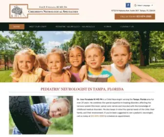 Childrensneurologicalspecialties.com(Pediatric Neurologist) Screenshot