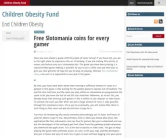 Childrensobesityfund.org(End Children Obesity) Screenshot