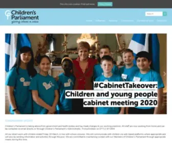 Childrensparliament.org.uk(Children's Parliament) Screenshot