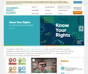 Childrensrights.ie(Children's Rights Alliance) Screenshot