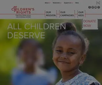 Childrensrights.org(Children's Rights) Screenshot