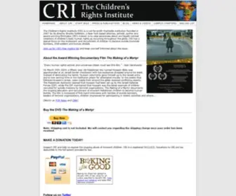 Childrensrightsinstitute.org(Children's Rights Institute) Screenshot