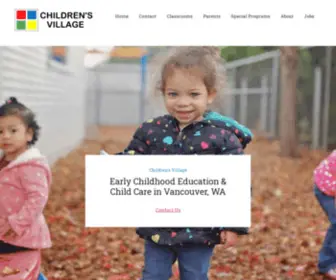 Childrensvillageinc.com(Early Child Education & Care) Screenshot