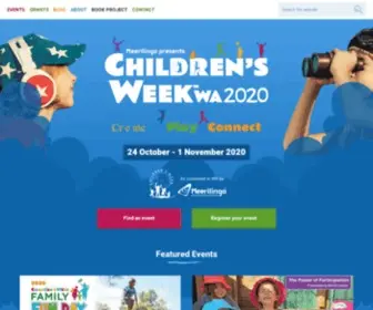 Childrensweekwa.org.au(Childrens Week WA) Screenshot