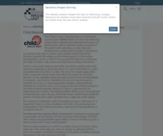 Childrescuealert.org.uk(Child Rescue Alert) Screenshot