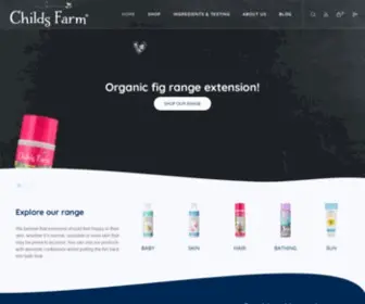 Childsfarm.com(Childs Farm) Screenshot