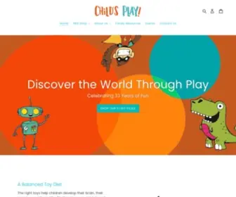 Childsplaytoysandbooks.com(Child's Play Toys & Books) Screenshot