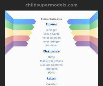 Childsupermodels.com(Childsupermodels) Screenshot