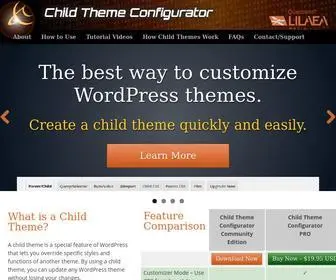 Childthemeconfigurator.com(Child theme Configurator) Screenshot