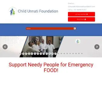 Childunnatifoundation.com(We help people for better India) Screenshot