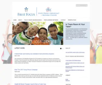 Childwelfaresparc.org(State Policy Advocacy & Reform Center) Screenshot