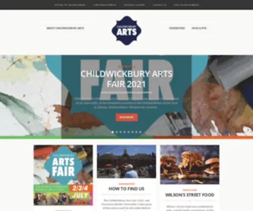 Childwickburyarts.com(Childwickbury Arts) Screenshot