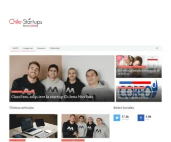 Chile-Startups.com(Chile Start Up) Screenshot