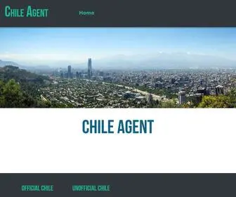 Chileagent.com(Public and Private Sector Services in Chile) Screenshot