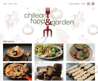 Chileanfoodandgarden.com(Pilar's Chilean Food & Garden) Screenshot