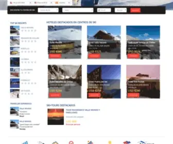 Chileanski.com(Esqui y Snowboard en Chile) Screenshot
