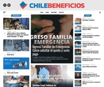 Chilebeneficios.cl(Encuentra tú beneficio en tú región) Screenshot