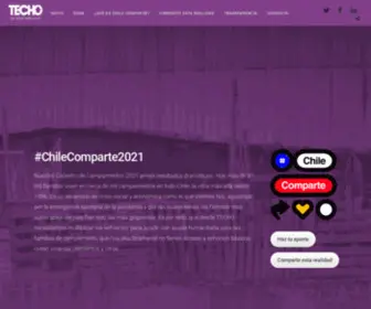 Chilecomparte2021.cl(Campaña de ayuda #ChileComparte) Screenshot