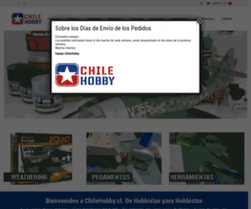 Chilehobby.cl(Tienda Online) Screenshot