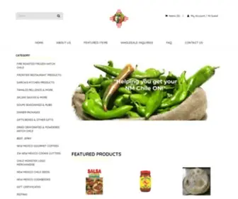 Chilemonster.com(Best Hatch & Lemitar New Mexico Chile Store. Buy Hatch and Lemitar green and red chile as well as many  other products from New Mexico) Screenshot