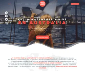 Chilenosenaustralia.cl(¡Chilenos en Australia) Screenshot