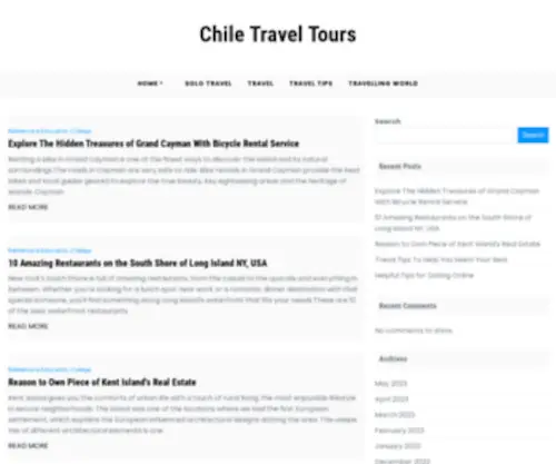 Chiletraveltours.com(Has been registered by GNAME) Screenshot
