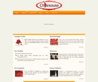 Chilexouse.in(Chillies Export House Limited) Screenshot