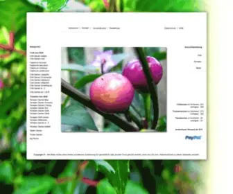 Chili-Shop.org(600 chili sorten) Screenshot