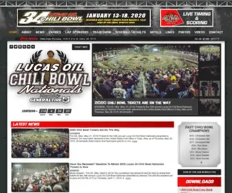 Chilibowl.com(Chili Bowl Nationals) Screenshot
