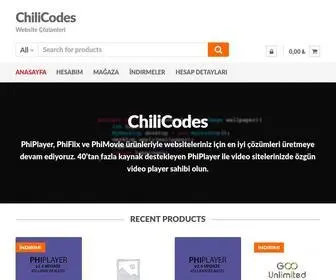 Chilicodes.com(Website) Screenshot